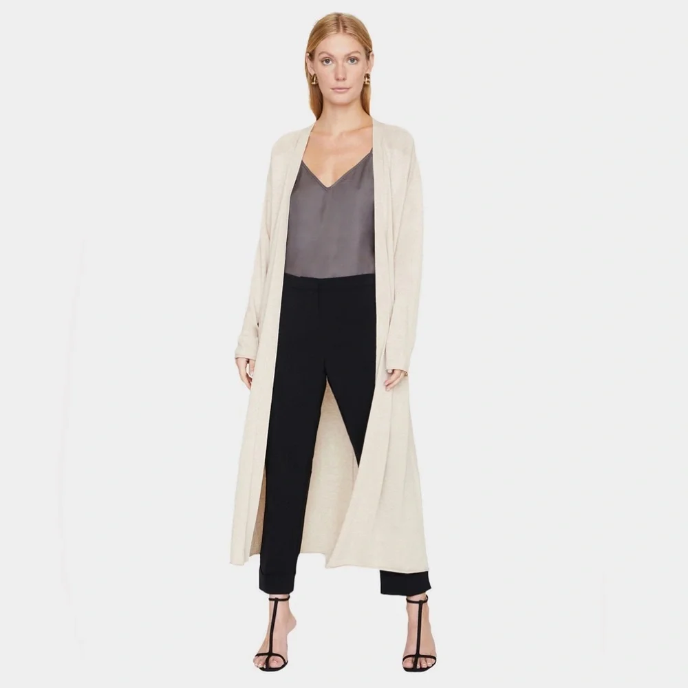 Brochu walker silk cotton cardigan duster nwot